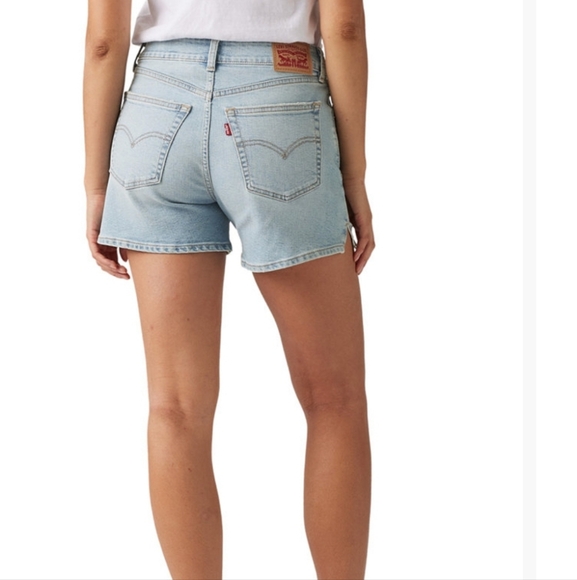 Levi's Light Blue Jean Shorts for Women - Picture 2 of 4